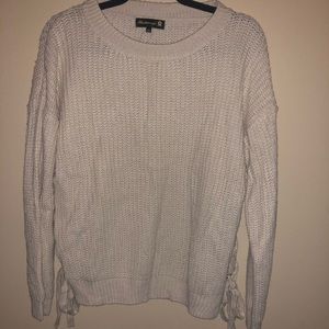 Cream knit sweater